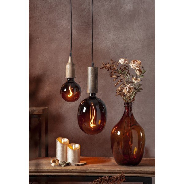 Ciemnobrązowa lampa wisząca Jojo – Star Trading-image-3