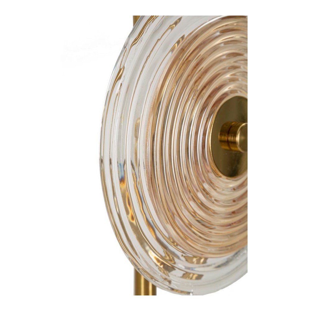 Lampa stołowa w kolorze złota ze szklanym kloszem (wysokość 63 cm) Venice – Mauro Ferretti (zdjęcie 5)