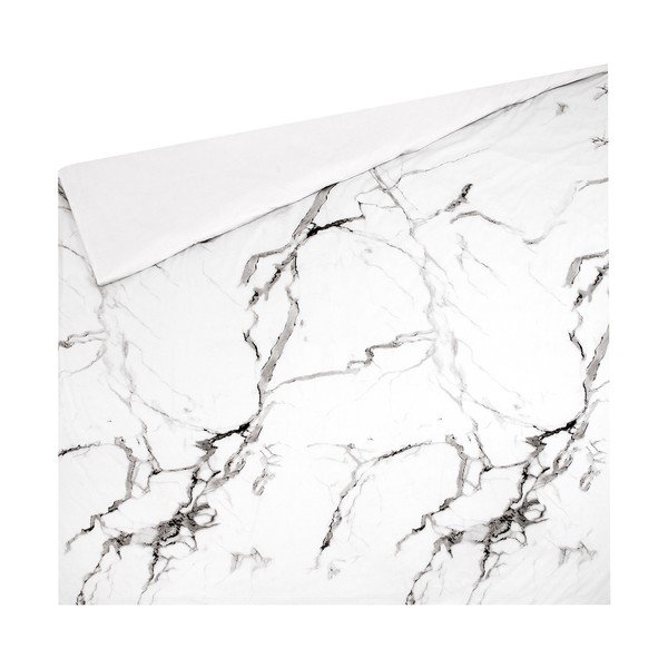 Biała pościel dwuosobowa z perkalu bawełnianego Westwing Collection, 200x200 cm-image-2