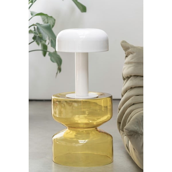 Szklany okrągły stolik ø 35 cm Doble  – Leitmotiv-image-1