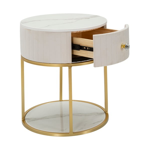 Beżowa szafka nocna Montpellier – Mauro Ferretti-image-2