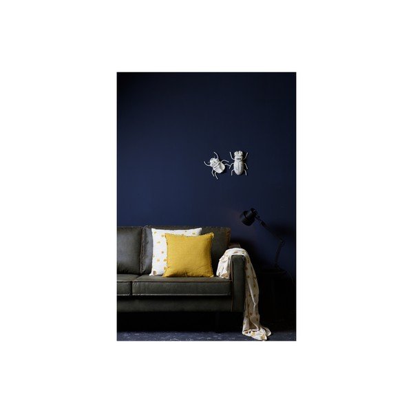 Ciemnozielona sofa z obiciem ze skóry z recyklingu BePureHome Rodeo, 190 cm-image-4
