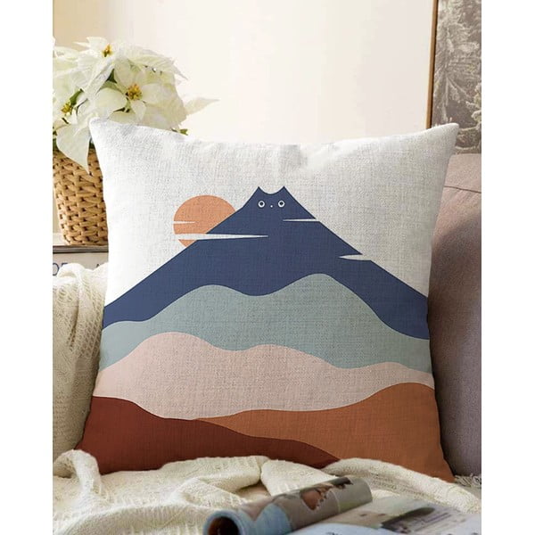 Poszewka na poduszkę z domieszką bawełny Minimalist Cushion Covers Kitty Hill, 55x55 cm