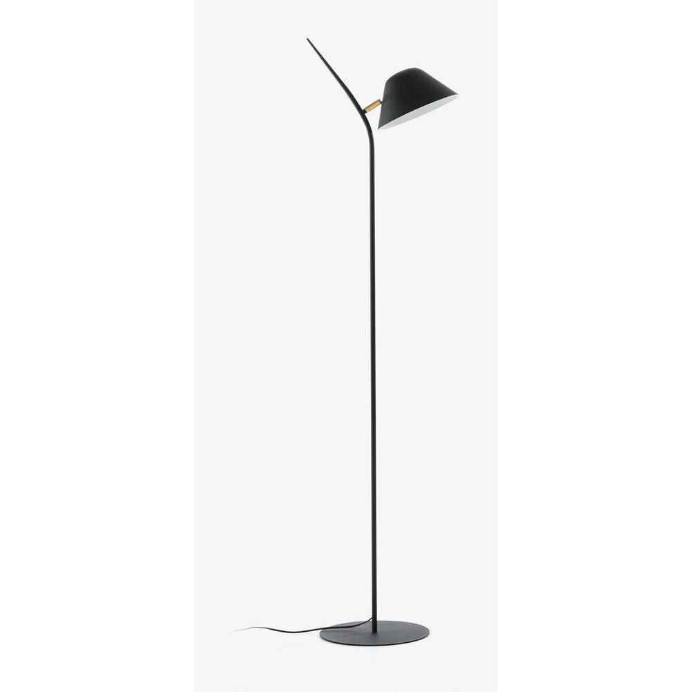 Czarna lampa stojąca z metalowym kloszem (wysokość 152 cm) Aurelia – Kave Home (zdjęcie 4)