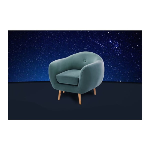 Turkusowy fotel Scandi by Stella Cadente Maison-image-3