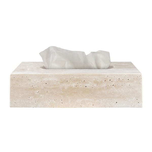 Kamienny pojemnik na chusteczki Travertine – Mette Ditmer Denmark