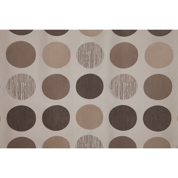 Brązowo-beżowa zasłona żakardowa 210x260 cm Cerro – Mendola Fabrics-image-3