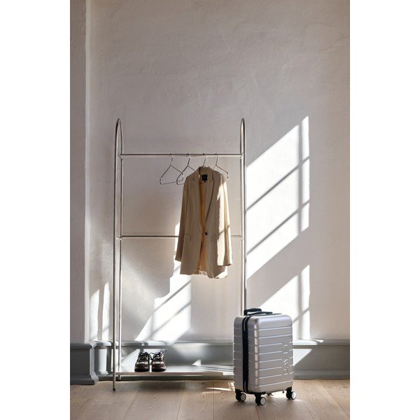 Metalowy stojak na ubrania w kolorze matowego srebra 92x186x39 cm Arch – Mette Ditmer Denmark-image-3