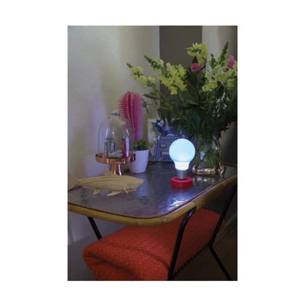 Czerwona lampa stołowa XD Collection Push Up-image-2