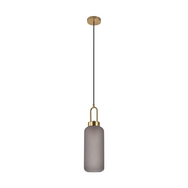 Lampa wisząca w kolorze złota ze szklanym kloszem ø 13 cm Luton – House Nordic-image-2