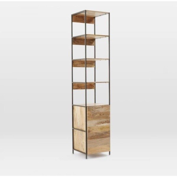 Regał z litego drewna mango Massive Home Jenny, szer. 45 cm-image-3