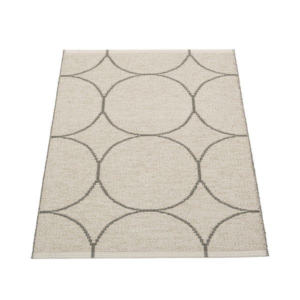 Ciemnoszary dywan odpowiedni na zewnątrz 70x100 cm Boo Charcoal Linen – Pappelina-image-1