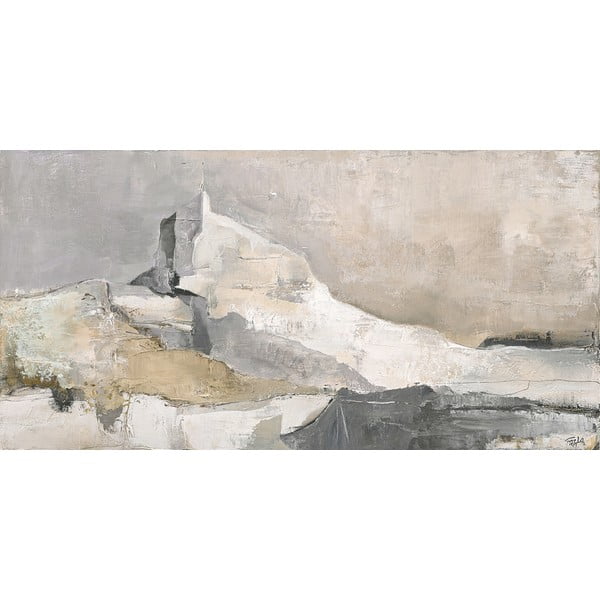 Obraz z ręcznie malowanymi elementami 140x70 cm Nordic Shapes   – Malerifabrikken