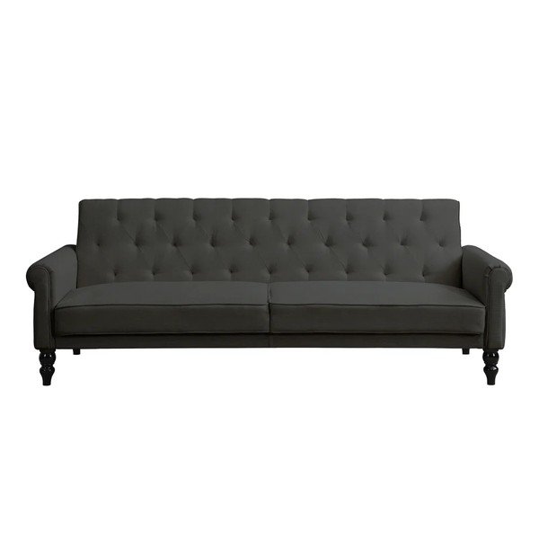 Antracytowa częściowo rozkładana/rozkładana sofa 222 cm Tyne – Støraa