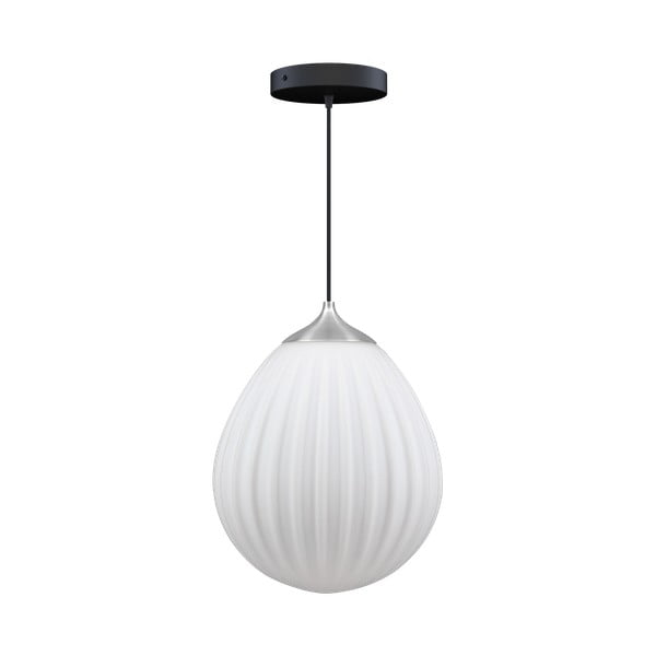 Abażur w biało-srebrnym kolorze ø 27 cm Around the World Medium – UMAGE-image-4