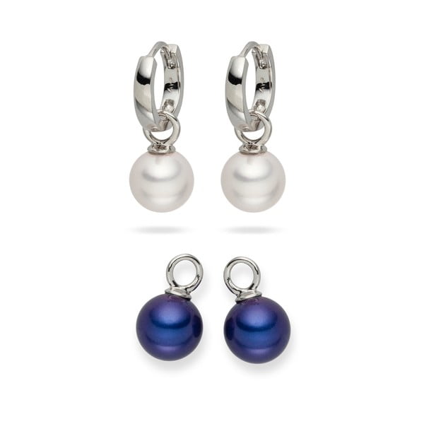 Komplet kolczyków perłowych Nova Pearls Copenhagen Catherine