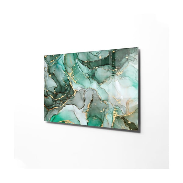 Szklany obraz 100x70 cm Turquoise – Wallity-image-3