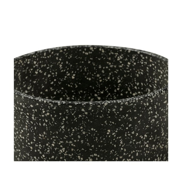 Zestaw 2 ciemnoszarych doniczek Bonami Selection Terrazzo-image-1