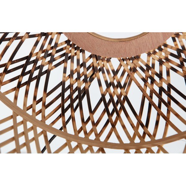 Naturalna lampa wisząca z bambusu WOOOD Moza, ø 36 cm-image-2