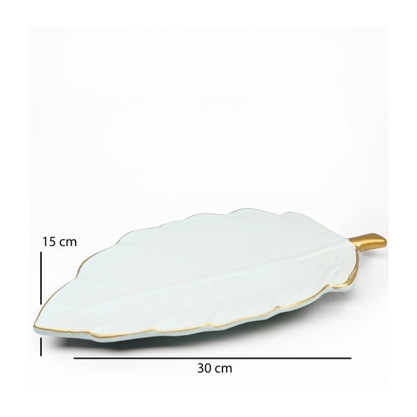 Ceramiczna taca dekoracyjna Leaf – Mioli Decor-image-1