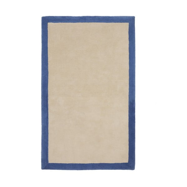 Niebiesko-beżowy bawełniany dywan 90x150 cm Nalim – Kave Home