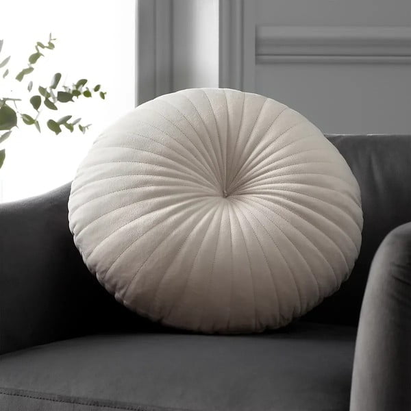 Aksamitna poduszka dekoracyjna ø 40 cm Round Soft Touch – Catherine Lansfield-image-1