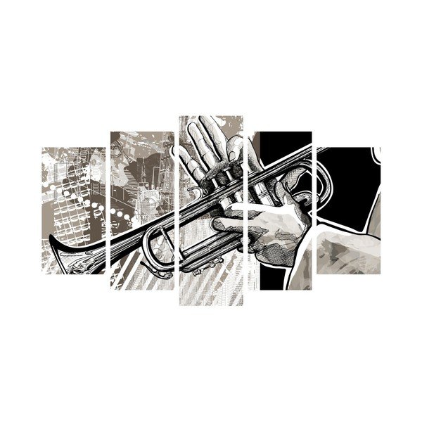 Obraz wieloczęściowy Insigne Griet, 102x60 cm-image-1