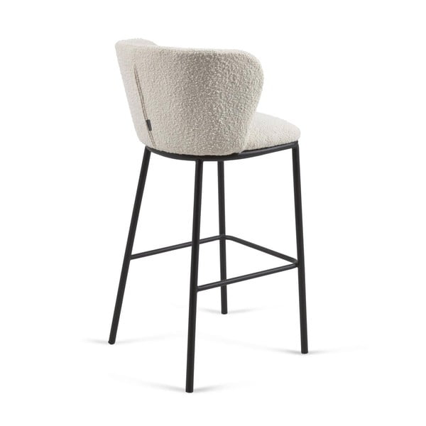 Białe hokery zestaw 2 szt. (wysokość siedziska 75 cm) Ciselia – Kave Home-image-4