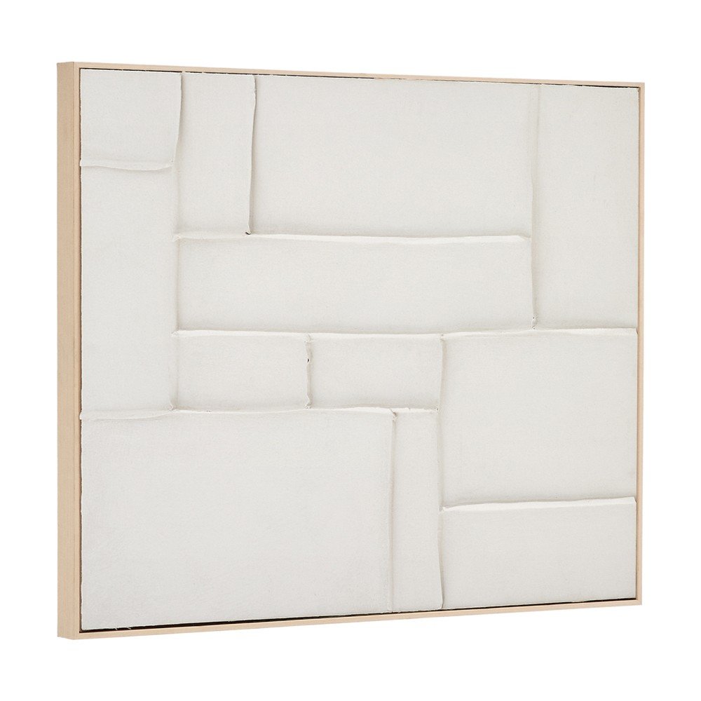 Ręcznie malowany/3D obraz z ramą w zestawie/na płótnie 80x100 cm Klis – Kave Home (zdjęcie 4)