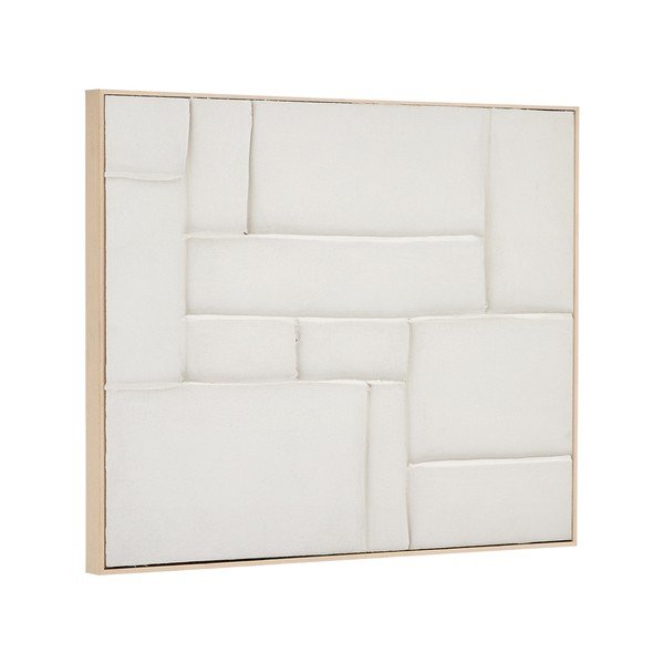 Ręcznie malowany/3D obraz z ramą w zestawie/na płótnie 80x100 cm Klis – Kave Home-image-3