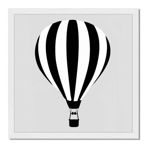 Obraz w ramie Liv Corday Scandi Balloon, 40x40 cm