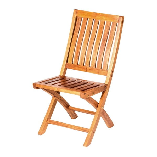 Składane krzesło ogrodowe z drewna tekowego Massive Home Naomi Hanzele