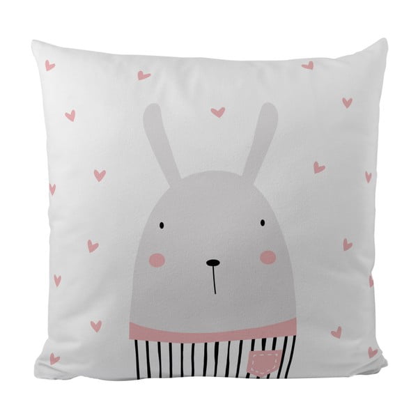 Poduszka Mr. Little Fox Bunny Heart, 50x50 cm