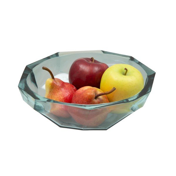 Niebieska miska ze szkła z recyklingu Mauro Ferretti Stone, ø 25 cm-image-2