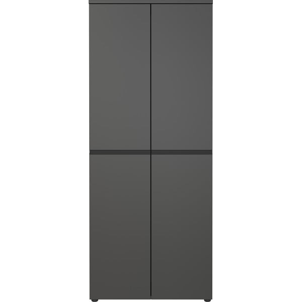 Antracytowa szafa 81x197 cm Bedano – Germania