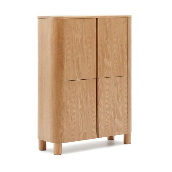 Szafka w dekorze jesionu w naturalnym kolorze 100x134x40 cm Salaya – Kave Home-image-2