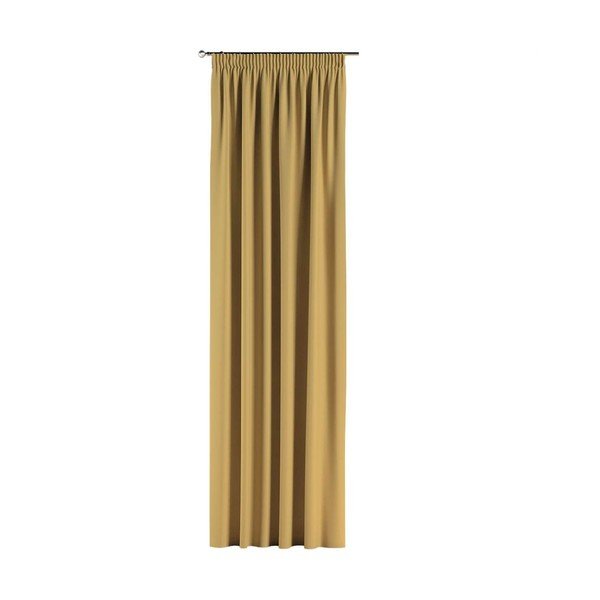 Żółta zasłona 260x130 cm Cotton Story – Yellow Tipi-image-2