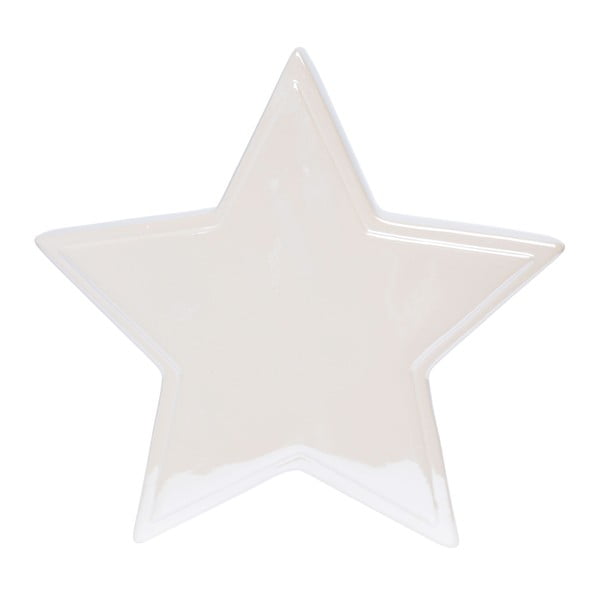 Biała gwiazdka ceramiczna Ewax Estrella, dł. 17,5 cm