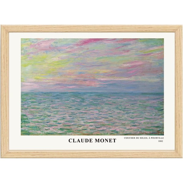Plakat w ramie 45x35 cm Claude Monet – Wallity
