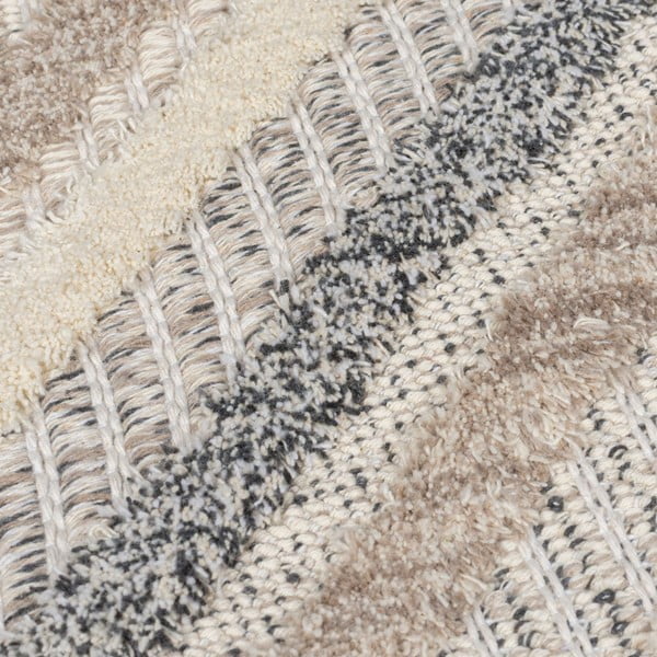 Szarobeżowy dywan odpowiedni do prania 78x150 cm Beckett – Flair Rugs-image-3