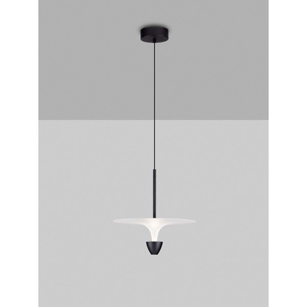 Aluminiowa lampa wisząca LED w kolorze matowej czerni ø 34 cm Topio – Nova Luce-image-3