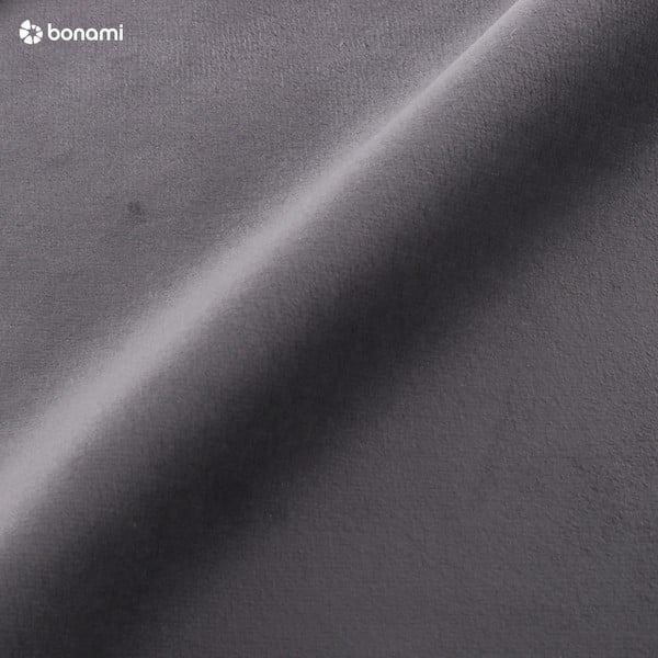 Ciemnoszare tapicerowane łóżko dwuosobowe ze schowkiem i stelażem 180x200 cm Elio – Milo Casa-image-1