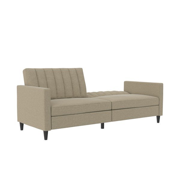Beżowa rozkładana sofa 86 cm Celine – Støraa-image-3