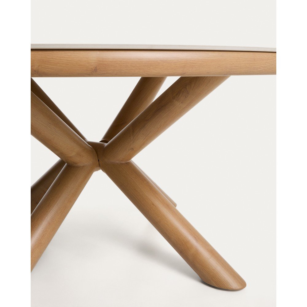 Okrągły stół ogrodowy z ceramicznym blatem ø 148 cm Mirtia – Kave Home (zdjęcie 5)