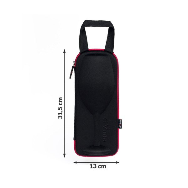 Czarny kieliszek do wina w etui Gift Republic Who cares?, 870 ml-image-1