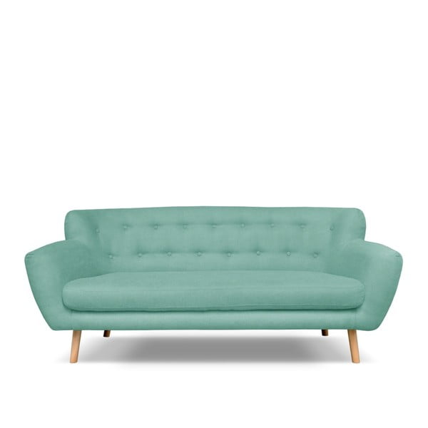 Miętowozielona sofa Cosmopolitan design London, 192 cm