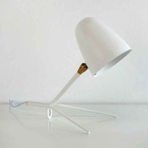 Biała lampa stołowa Thai Natura Bright
