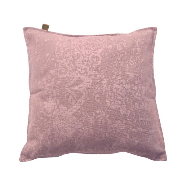 Różowa poduszka Overseas Vintage, 45x45 cm