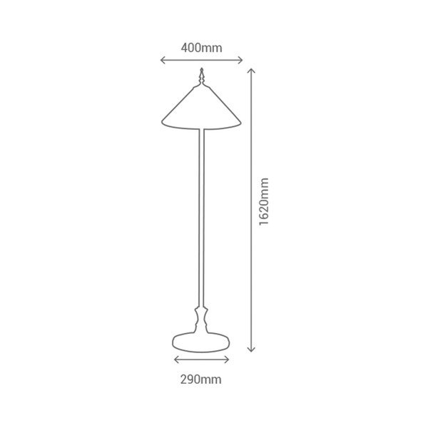 Lampa stojąca SULION Tiffany Ambar-image-1
