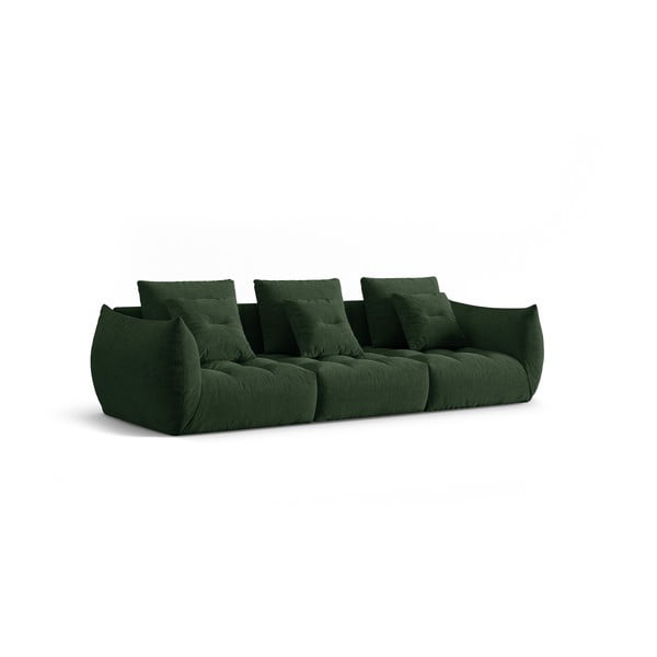 Ciemnozielona sofa 332 cm Bloom – Micadoni Home-image-2